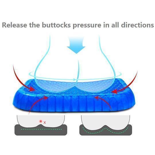 Silicone Egg Seat Cushion β Pressure Relief Pad Home Essentials-5