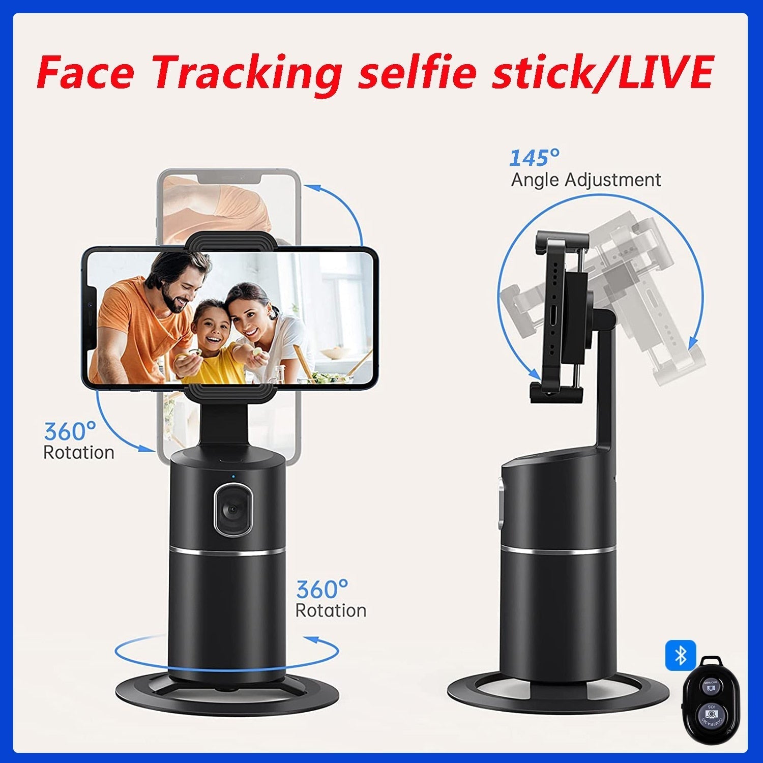 Smart Face Tracking Phone Gimbal Gadget-3