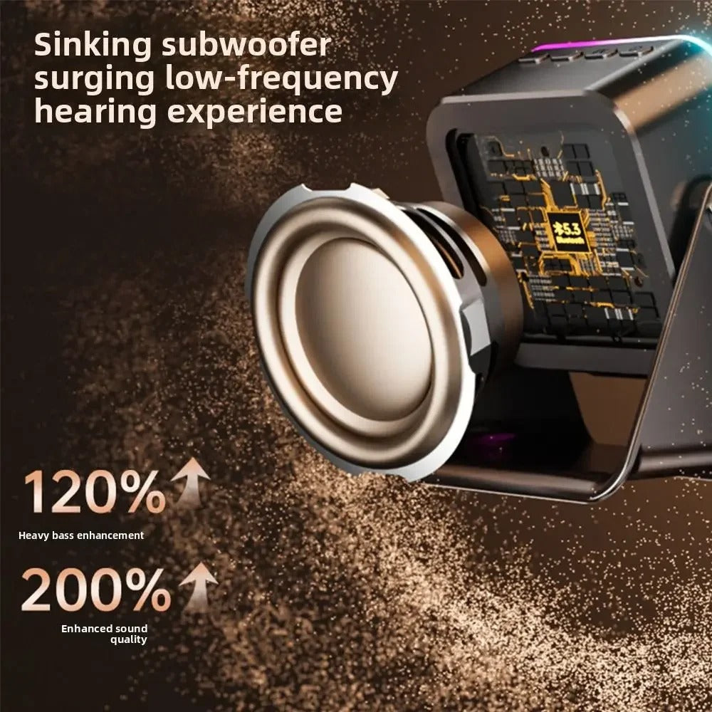 Zenova™ - 5-in-1 Induction Speaker Phone Holder Stand