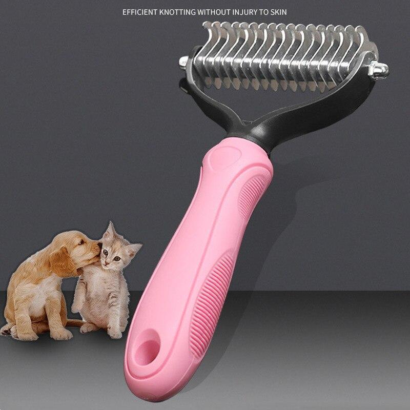 Pet Fur Knot Remover Comb – Dog Grooming Tool Pet Essentials-11